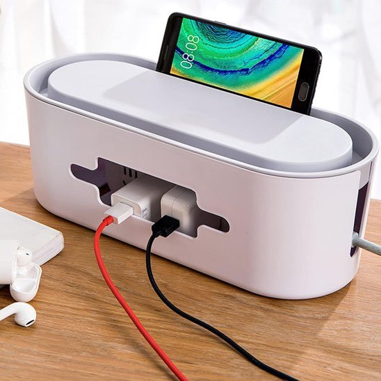Boite rangement cable | OrganizeDesk - Design RĂȘver