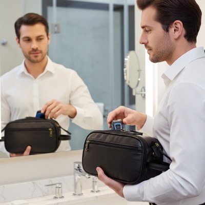 Trousse de toilette homme | Élégance Voyage - Design Rêver