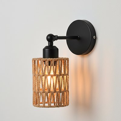 Applique murale rotin | Naturel Chaleureux - Design Rêver