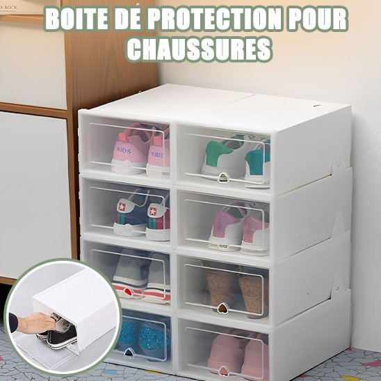 Boite à chaussures | Premium Transparente - Design Rêver