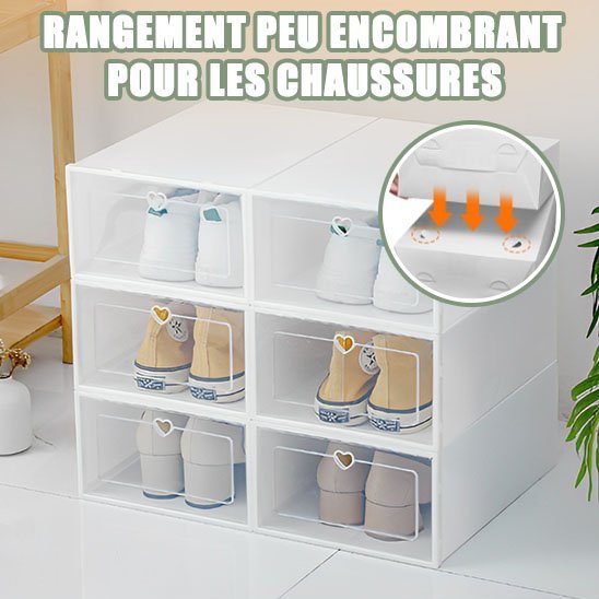 Boite à chaussures | Premium Transparente - Design Rêver