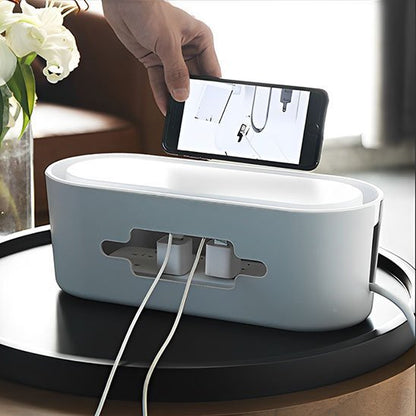 Boite rangement cable | OrganizeDesk - Design Rêver