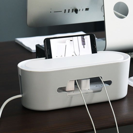 Boite rangement cable | OrganizeDesk - Design Rêver
