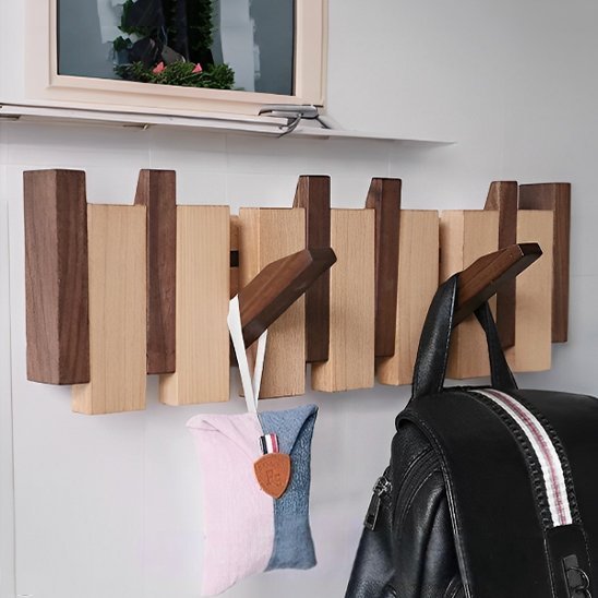 Porte manteau bois | Élégant et Robuste - Design Rêver