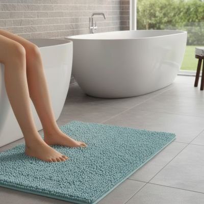 Tapis de bain | Ultra - absorbant Antidérapant - Design Rêver