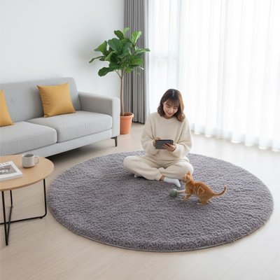Tapis rond salon | Design Moderne - Design Rêver