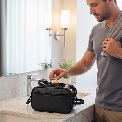 Trousse de toilette homme | Élégance Voyage - Design Rêver